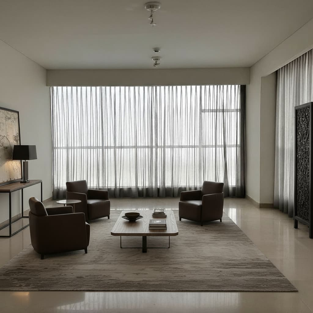 Pratinjau Architectural Design kakak.ai — rendering interior AI